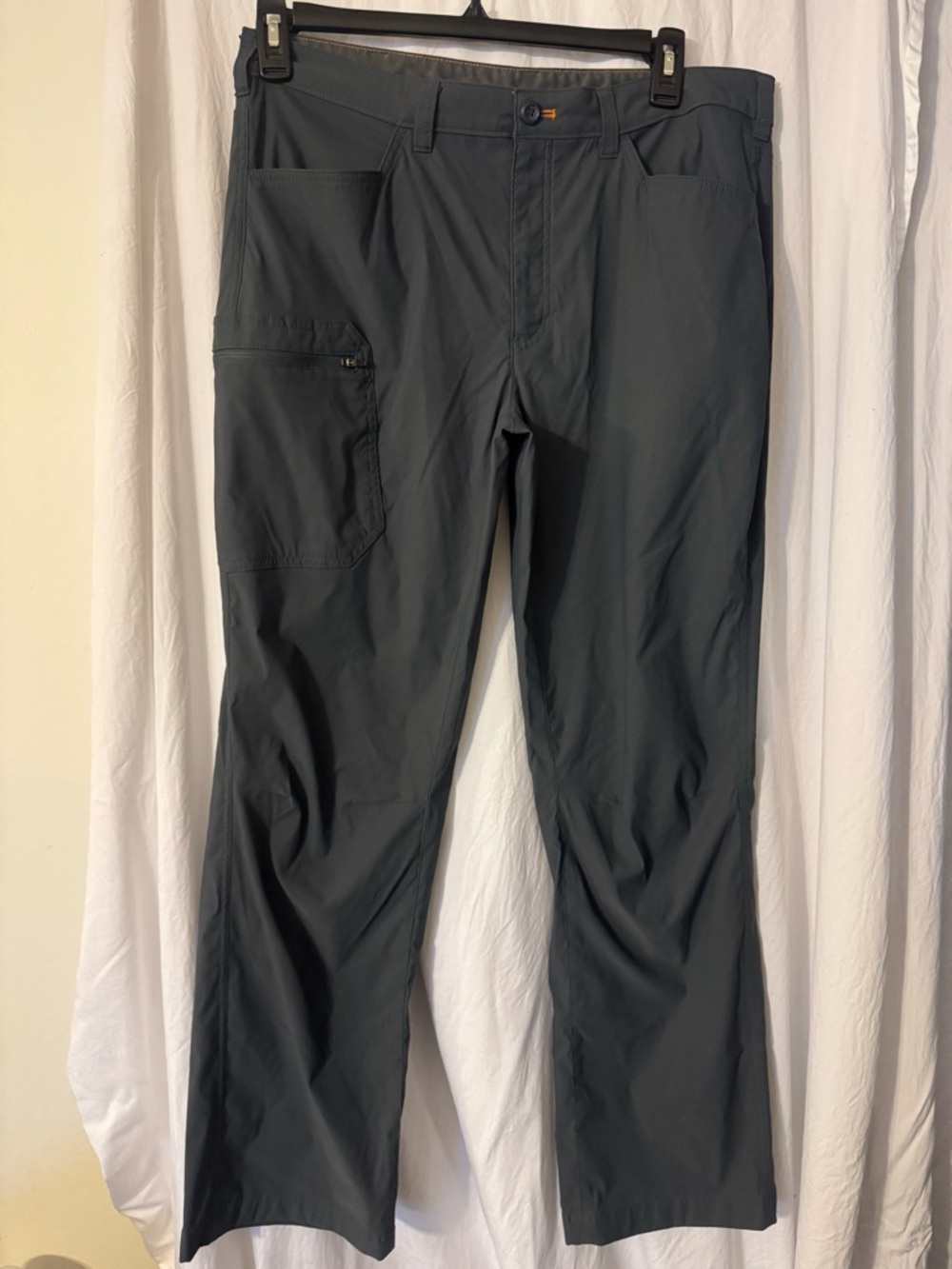 Eddie Bauer Men's Dark Blue Utility Pants - Breathable Everyday Size 36x32